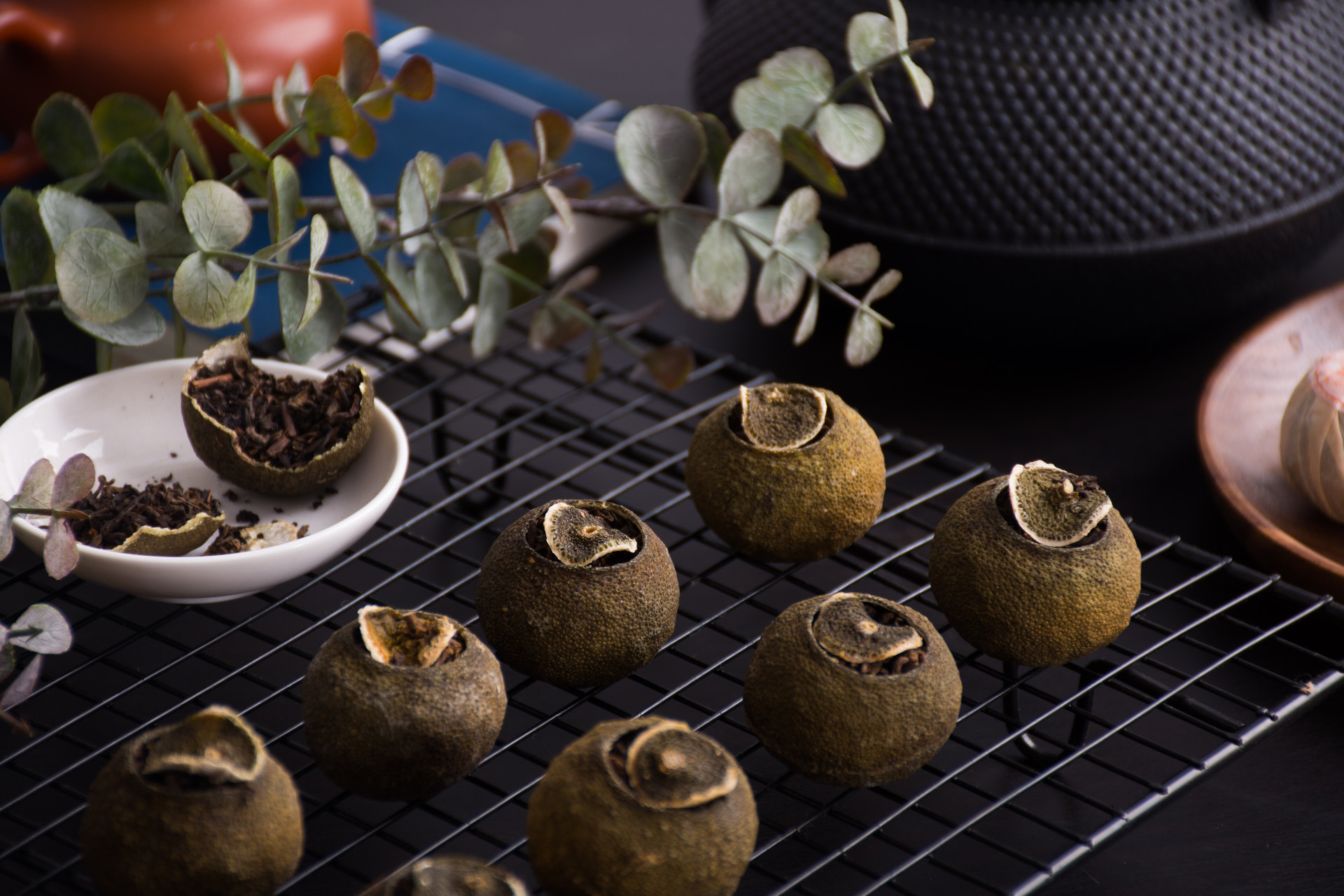 云南小青柑普洱茶